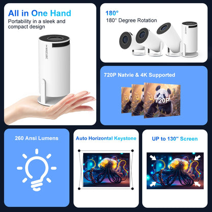 Lumina 4K Portable Outdoor Projector